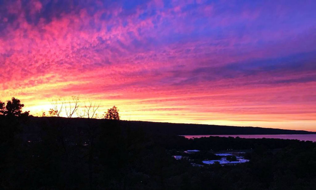 No better sunset than at Sigma Nu!